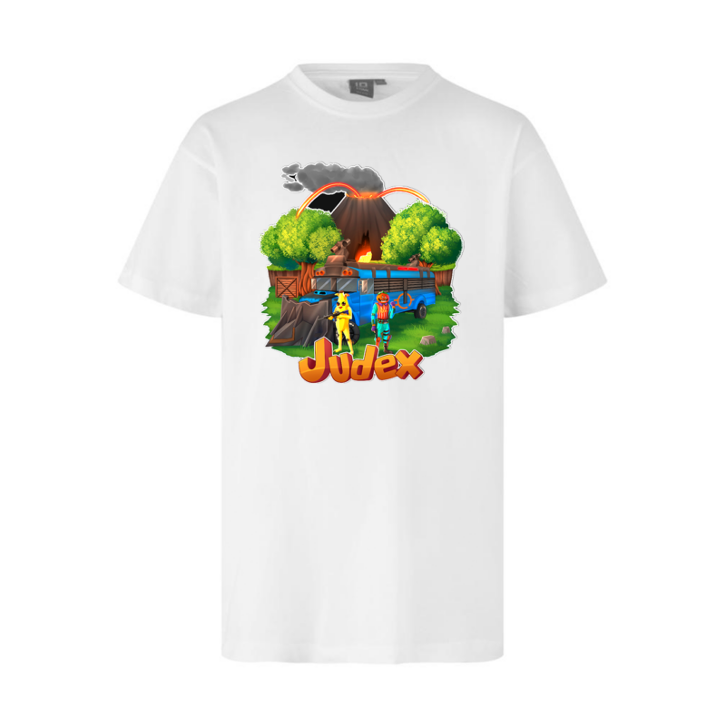 Judex Fortnite Battlebus Tee - Hvid | 4-6