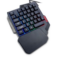 KB-3035 tastatur USB QWERTY Sort