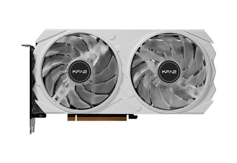 KFA2 GeForce RTX 4060 EX White 1-Click OC Grafikkort - 8GB GDDR6 - NVIDIA RTX 4060 - PCI Express 4.0