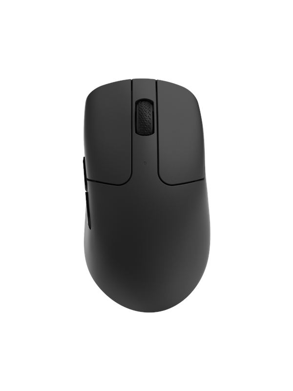 Keychron M2 4K Hz Ultralight 53g Wireless Mouse - Black - Gaming Mus - Optisk - 5 knapper - Sort