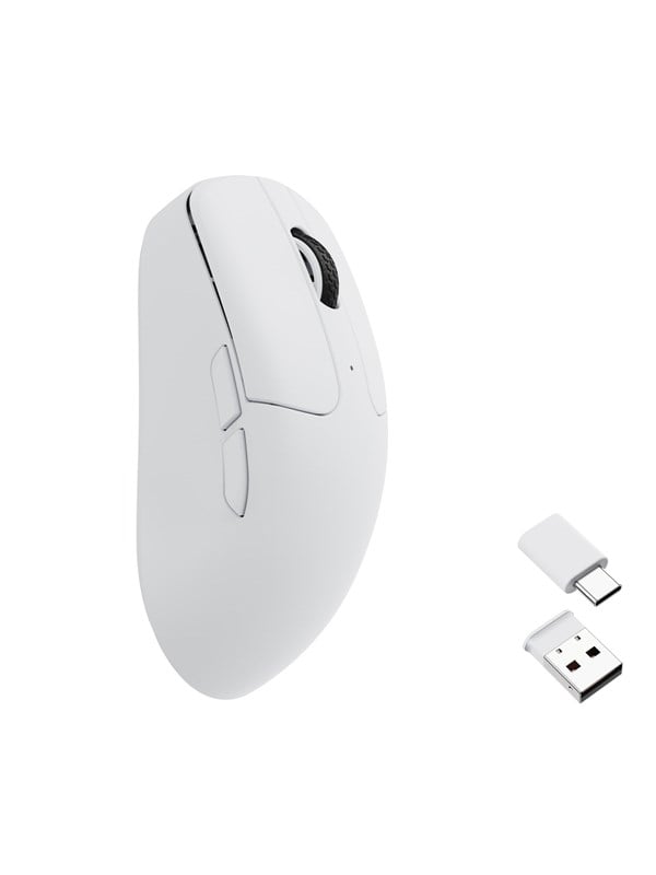 Keychron M2 Wireless - Gaming Mus - Optisk - 5 knapper - Hvid