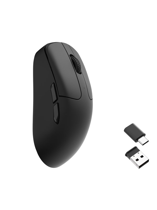 Keychron M2 Wireless - Gaming Mus - Optisk - 5 knapper - Sort