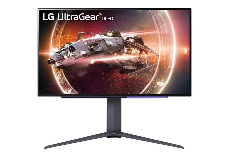 LG UltraGear 27GS95QE-B skærm - 27" - VESA Adaptive-Sync, AMD FreeSync Premium Pro, NVIDIA G-SYNC Compatible - 0,03ms - QHD 2560x1440 ved 240Hz