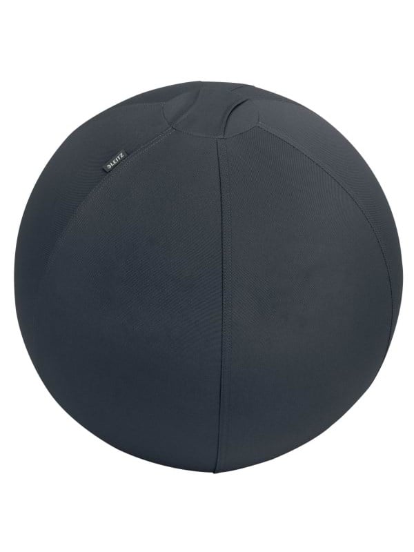 Leitz Ergo Active balancebold med stopperfunktion 55 cm Mørkegrå Ball chair - Stofbetræk - Op til 120 kg