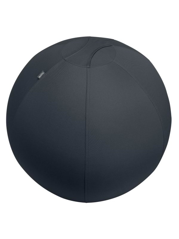 Leitz Ergo Active balancebold med stopperfunktion 75 cm Mørkegrå Ball chair - Stofbetræk - Op til 150 kg