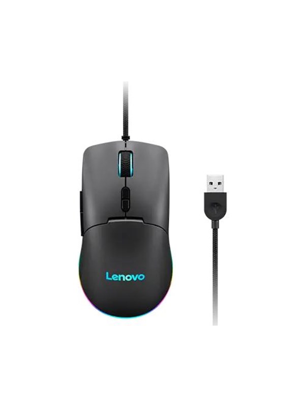 Lenovo M210 RGB Gaming Mouse - Mus - 7 knapper - Grå