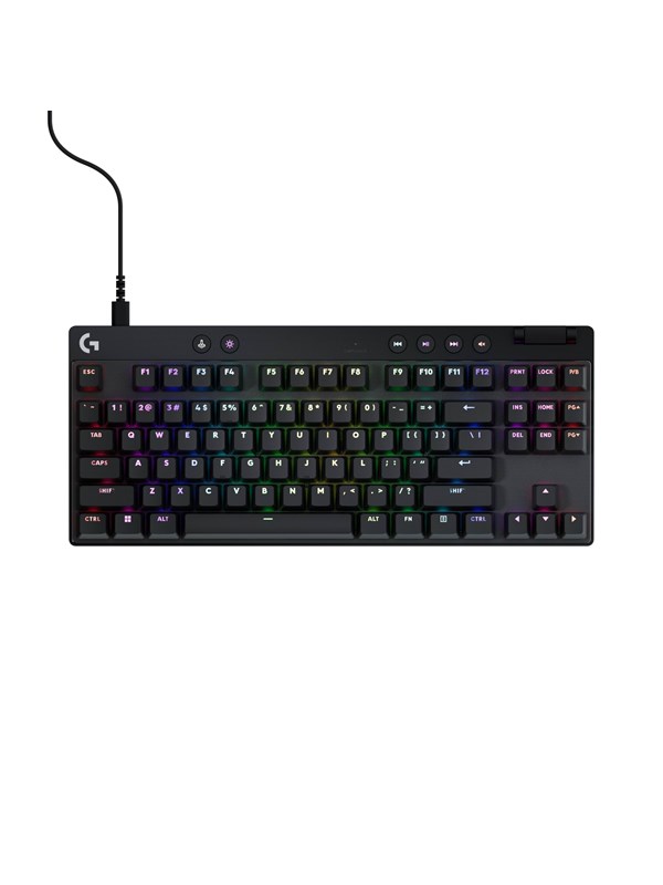 Logitech G PRO X TKL LIGHTSPEED - Logitech Magnetic Analog - Linear - Gaming Tastatur - Uden Numpad - Nordisk - Sort