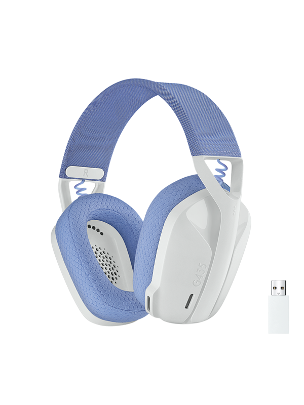 Logitech G435 LIGHTSPEED Wireless Gaming Headset - White