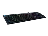 Logitech Gaming G815 - Tastatur - bagbelyst - USB - Pan Nordic - tastkontakt: GL Clicky - sort