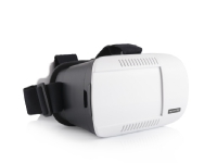 MODECOM FreeHANDS MC-G3DP - Virtual reality-headset for mobiltelefon - sort/hvid