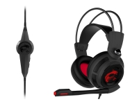 MSI DS502 - Headset - fuld størrelse - kabling - USB