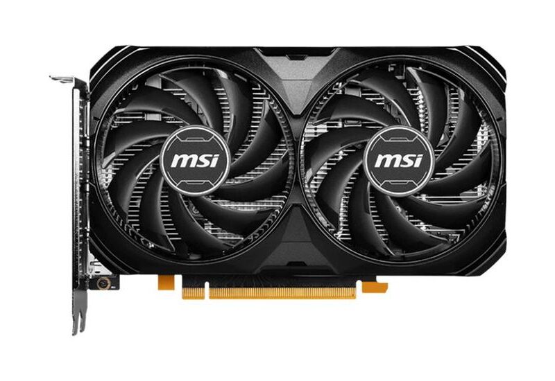 MSI GeForce RTX 4060 VENTUS 2X BLACK 8G OC Grafikkort - 8GB GDDR6 - NVIDIA RTX 4060 - PCI Express 4.0 x8