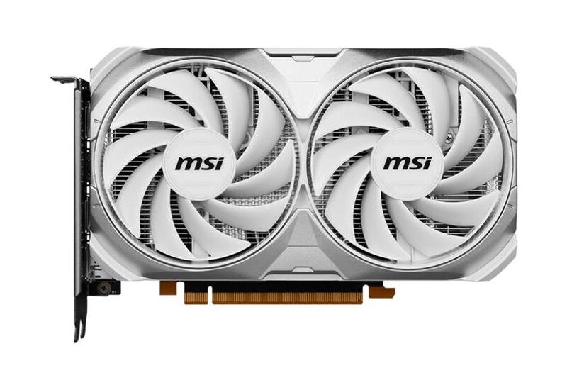 MSI GeForce RTX 4060 VENTUS 2X WHITE 8G OC Grafikkort - 8GB GDDR6 - NVIDIA RTX 4060 - PCI Express 4.0 x8