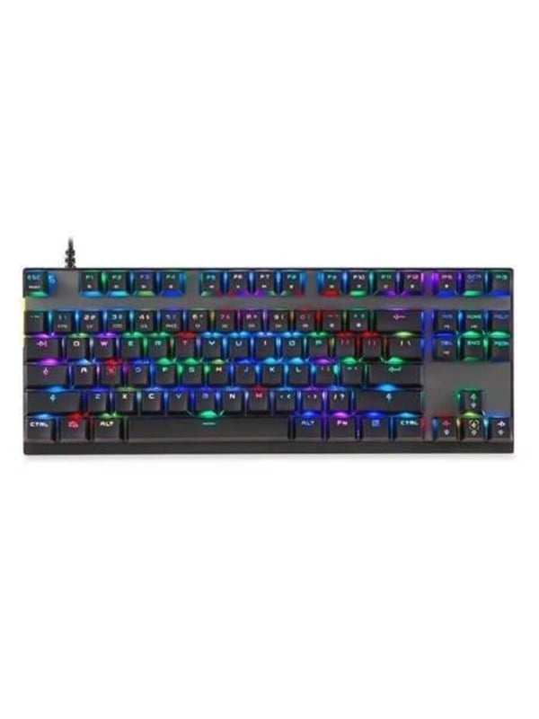 Motospeed Mechanical gaming keyboard K82 RGB (black) - Gaming Tastatur - US English - Sort