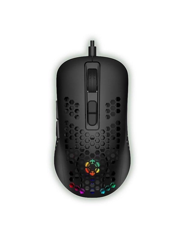 NORTH Gaming Mouse M200 RGB - Gaming Mus - 7 knapper - Sort