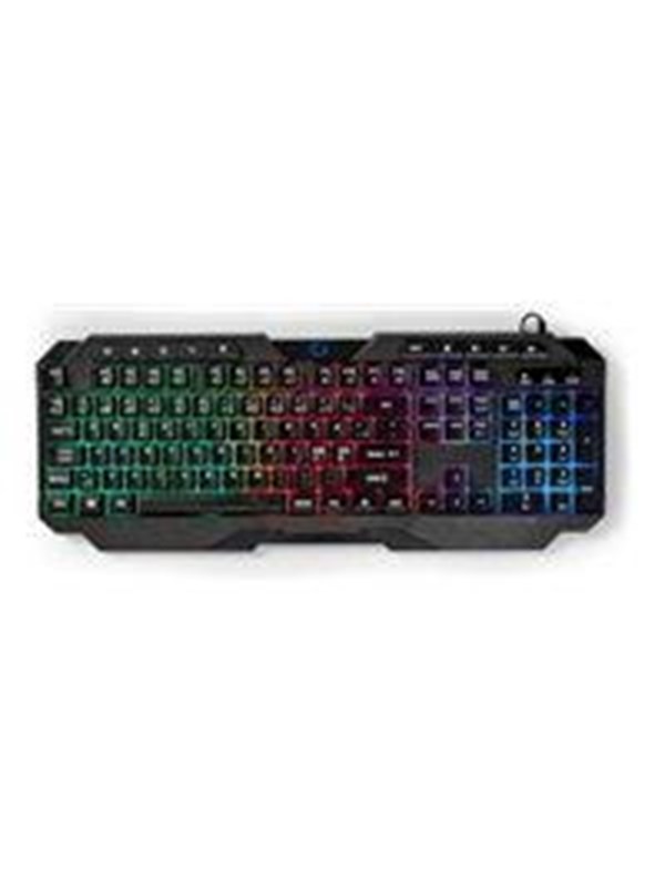 Nedis - keyboard - wired gaming - QWERTY - Netherlands - black - Gaming Tastatur - Hollandsk - Sort