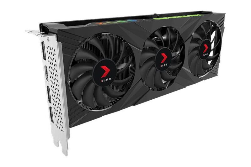 PNY XLR8 GeForce RTX 4060 8GB Gaming VERTO EPIC-X RGB Overclocked Triple Fan Grafikkort - 8GB GDDR6 - NVIDIA RTX 4060 - PCI Express 4.0 x16 (x8 mode)