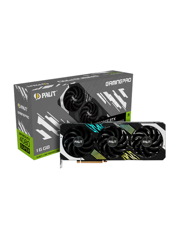 Palit GeForce RTX 4080 SUPER GamingPro - 16GB GDDR6X RAM - Grafikkort