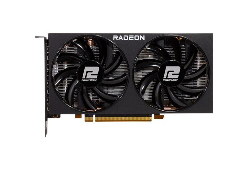 PowerColor Fighter Radeon RX 6600 Grafikkort - 8GB GDDR6 - AMD Radeon RX 6600 - PCI Express 4.0