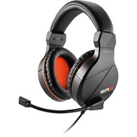 RUSH ER3 Headset 3,5 mm stik Sort, Rød, Gaming headset