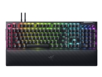 Razer BlackWidow V4 Pro - Tastatur - backlit - USB - QWERTY - USA - tastkontakt: Razer Green