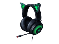 Razer Kraken Kitty - Headset - fuld størrelse - kablet - USB - støjisolerende - sort