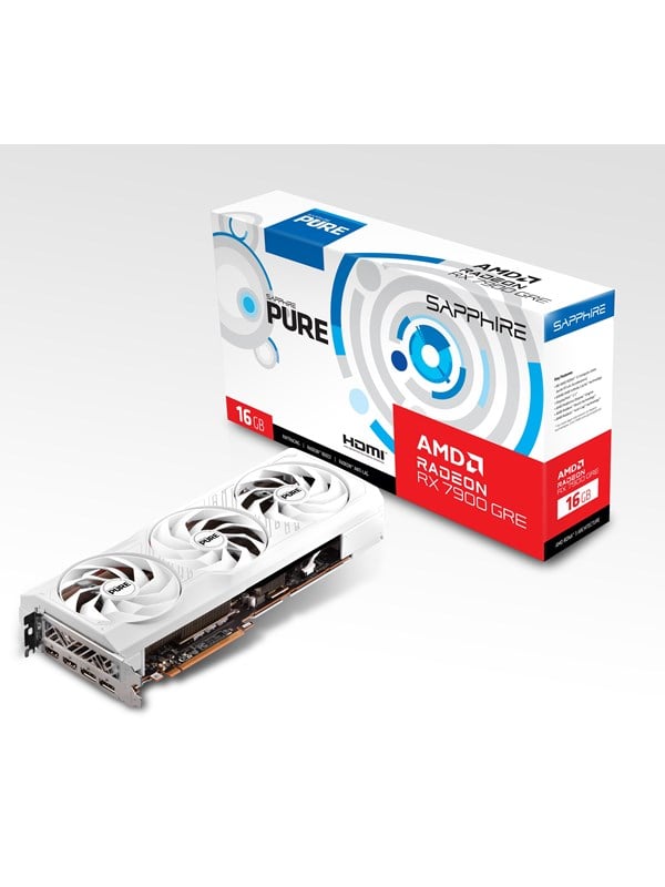 Sapphire Radeon RX 7900 GRE Pure - 16GB GDDR6 RAM - Grafikkort