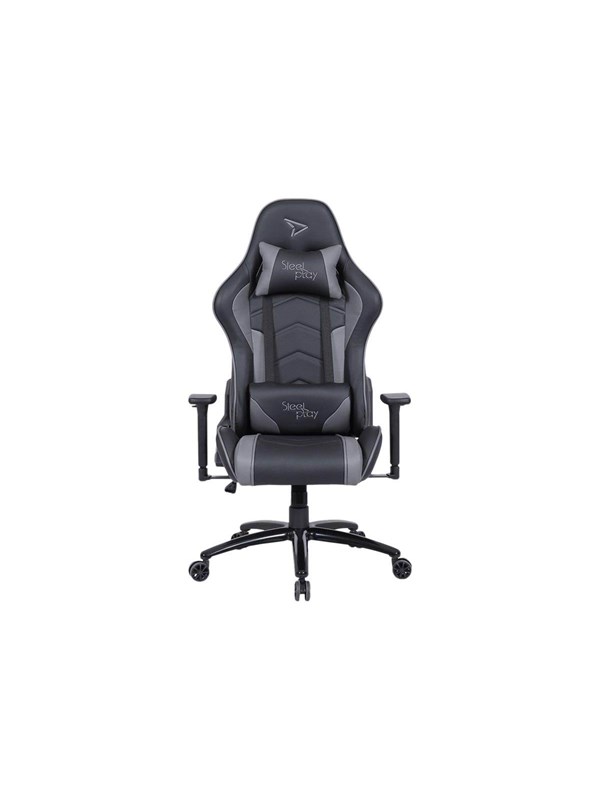 Steelplay SGC01 - chair - polyurethane polyvinyl chloride (PVC) hard foam - grey Kontor Stol - Hard foam - Op til 150 kg