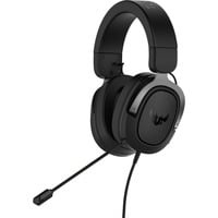 TUF Gaming H3 Headset Ledningsført Spil Sort, Grå, Gaming headset