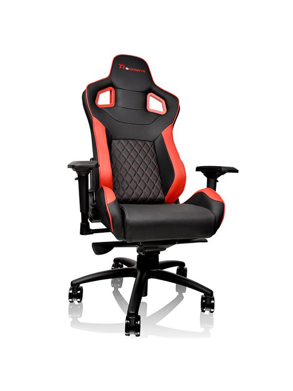 Thermaltake Ttesports GT-Fit 100 Gamer Stol - Sort / Rød - PU Læder - Op til 120 kg