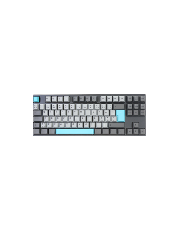 Varmilo VPT88 Moonlight V3 - Wireless (Tri-Mode) - Gateron G Pro 3.0 Brown - Gaming Tastatur - Uden Numpad - Nordisk - Grå