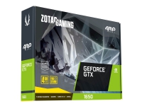 ZOTAC GAMING GeForce GTX 1650 AMP Core - Grafikkort - GF GTX 1650 - 4 GB GDDR6 - PCIe 3.0 x16 - DVI, HDMI, DisplayPort