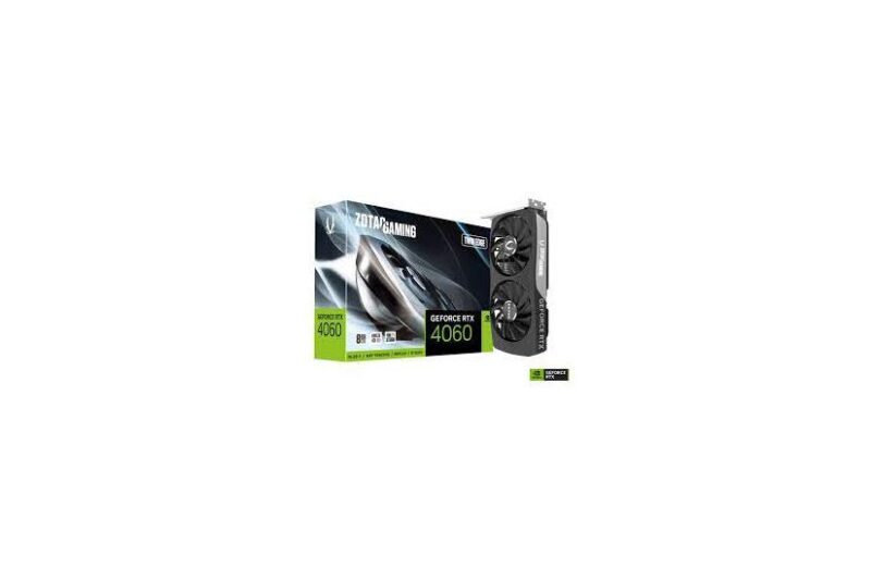 ZOTAC GAMING GeForce RTX 4060 8GB Twin Edge Grafikkort - 8GB GDDR6 - NVIDIA RTX 4060 - PCI Express 4.0 x8