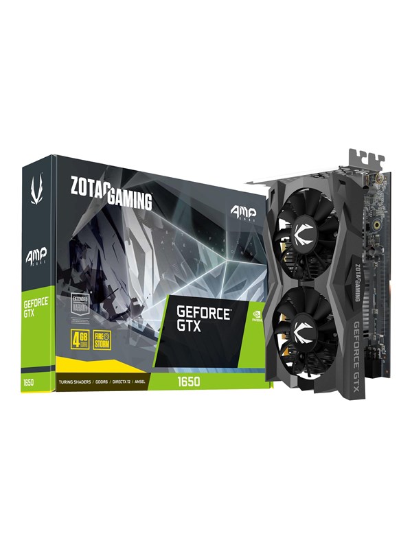 ZOTAC GeForce GTX 1650 AMP Core - 4GB GDDR6 RAM - Grafikkort