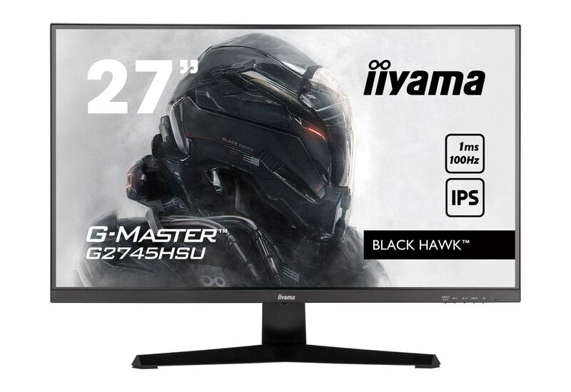 iiyama G-MASTER Black Hawk G2745HSU-B1 skærm - LED baglys - 27" - AMD FreeSync - IPS - 1ms - Full HD 1920x1080 ved 100Hz