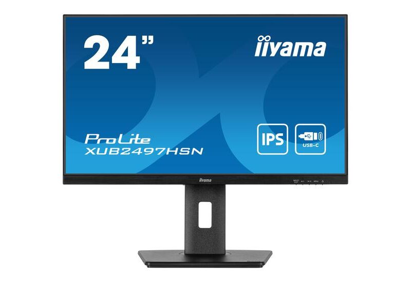 iiyama ProLite XUB2497HSN-B1 skærm - LED baglys - 24" - IPS - 1ms - Full HD 1920x1080 ved 100Hz