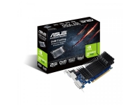 ASUS GeForce® GT 730-SL-2GD5-BRK - Grafikkort - GF GT 730 - 2 GB GDDR5 - PCIe 2.0 lav profil - DVI, D-Sub, HDMI - blæserløs