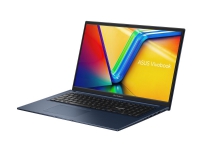 ASUS VivoBook 17 X1704ZA-AU387W - 180° hængselsdesign - Intel Core i3 - 1215U / op til 4.4 GHz - Win 11 Home - UHD Graphics - 8 GB RAM - 512 GB SSD NVMe - 17.3 1920 x 1080 (Full HD) - Wi-Fi 6E, Bluetooth - sort (tastatur), stille blå (LCD-dække), stille blå (top), stille blå (bund)