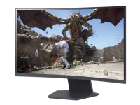 LG UltraGear 27GS60QC-B - LED-skærm - gaming - kurvet - 27 - 2560 x 1440 QHD @ 180 Hz - VA - 300 cd/m² - 3000:1 - HDR10 - 1 ms - 2xHDMI, DisplayPort