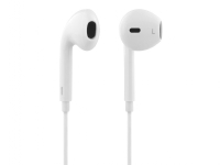 Słuchawki Streetz E100 Semi-in-ear headset, answer button, 3.5mm, mic, white