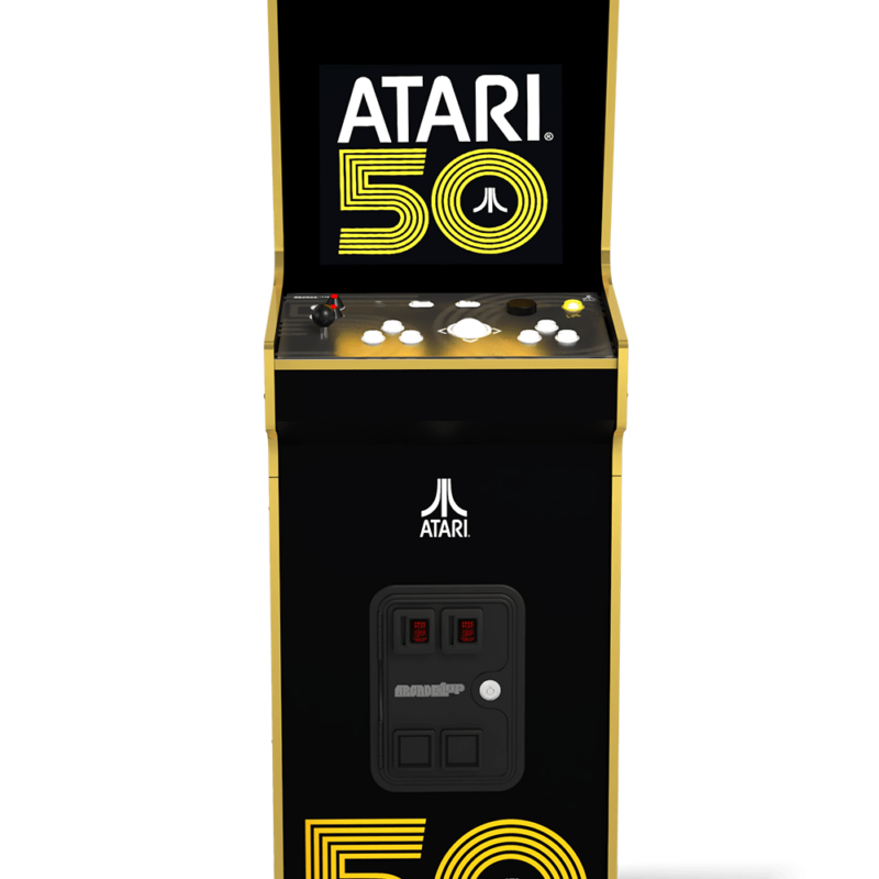 ARCADE 1 UP ATARI 50TH ANNIVESARY DELUXE ARCADE MACHINE - 50 GAMES IN 1