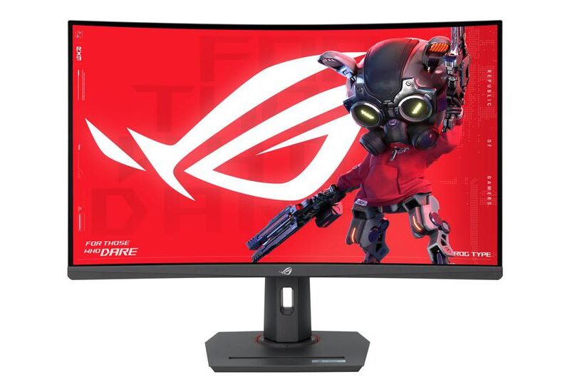 ASUS ROG Strix XG32WCS skærm - LED baglys - 32" - AMD FreeSync - Rapid VA - 1ms - 2K 2560x1440 ved 180Hz