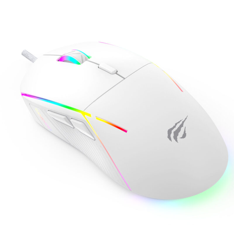 Gaming Mouse Havit MS961 RGB 1200-12000 DPI (white)