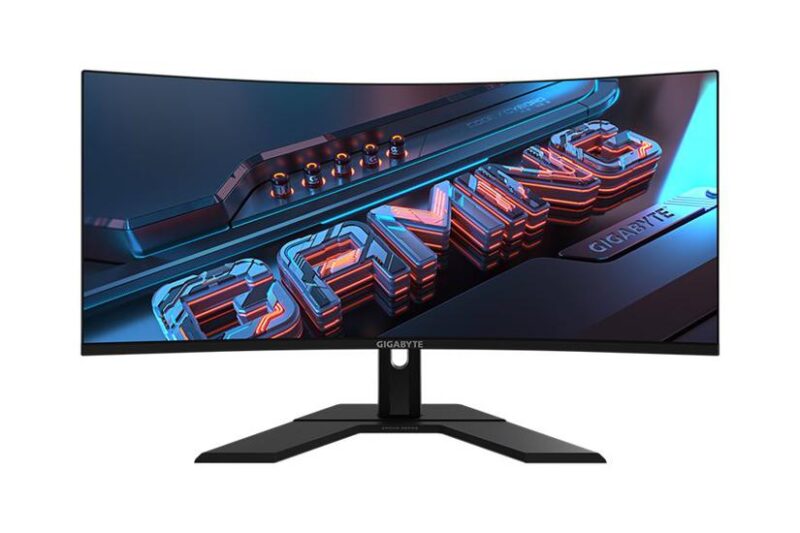 Gigabyte GS34WQC skærm - Kantbelyst LED - 34" - AMD FreeSync Premium - VA - 1ms - WQHD 3440x1440 ved 135Hz