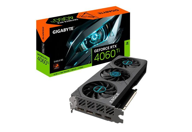 Gigabyte GeForce RTX 4060 Ti EAGLE Grafikkort - 8GB GDDR6 - PCIe 4.0