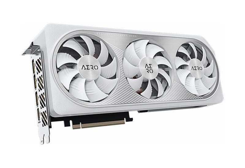 Gigabyte GeForce RTX 4070 Ti SUPER AERO OC 16G Grafikkort - 16GB GDDR6X - NVIDIA RTX 4070 Ti SUPER - PCI Express 4.0