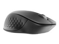 HP 430 - Mus - ergonomisk - multi-enhed - højre- og venstrehåndet - 5 knapper - trådløs - Bluetooth 5.0, 2.4 GHz - trådløs modtager (USB) - jet black - for HP 21, 22, 24, 27 Laptop 14, 15, 17 Pavilion 24, 27, 32, TP01 Pavilion Laptop 15