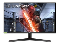 LG UltraGear 27GN800P-B - LED-skærm - gaming - 27 - 2560 x 1440 QHD @ 144 Hz - IPS - 350 cd/m² - 1000:1 - HDR10 - 1 ms - 2xHDMI, DisplayPort