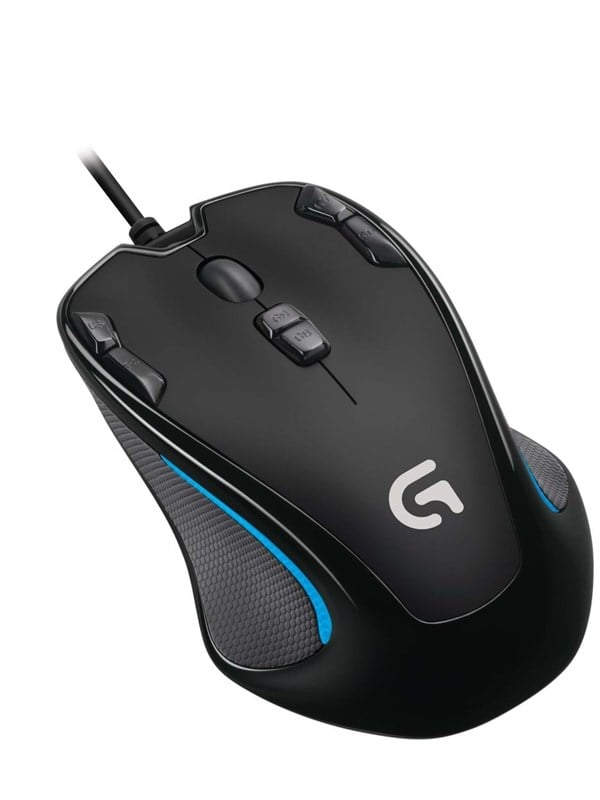 Logitech G300s Gaming Mouse - Gaming Mus - Optisk - 9 knapper - Sort