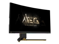 MSI MEG 342C QD-OLED - OLED-monitor - gaming - kurvet - 34.18 - 3440 x 1440 UWQHD @ 175 Hz - 1000 cd/m² - 100000000:1 - DisplayHDR 400 True Black - 0.03 ms - 2xHDMI, DisplayPort, USB-C - sort, guld